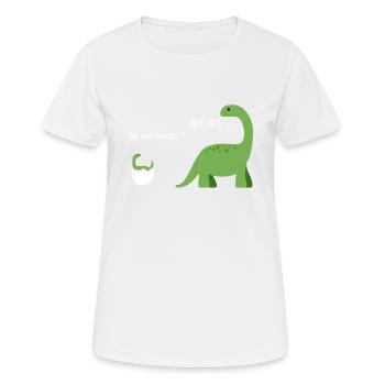 Dinosaure - Athéisme Athéisme Dieu Cadeau - T-shirt respirant Femme - blanc - Devant - AI Model Female 172 dark (172cm)