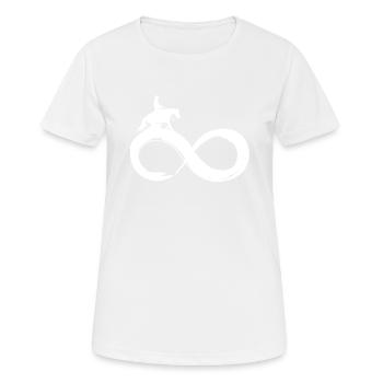 Infinity Reining Western Riding - T-shirt respirant Femme - blanc - Devant - AI Model Female 172 dark (172cm)