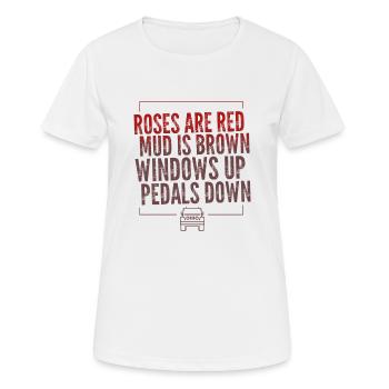 Lustiges Geländewagen Offroad Auto 4x4 Geschenk - Frauen T-Shirt atmungsaktiv - Weiß - Vorne - AI Model Female 172 dark (172cm)