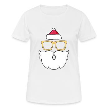 santa Santa Claus Christmas Nicholas - Women's Breathable T-Shirt - white - Front - AI Model Female 172 dark (172cm)