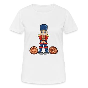 Nussknacker Walnuß Schmerzen tchaikovsky Ballett - Frauen T-Shirt atmungsaktiv - Weiß - Vorne - AI Model Female 172 dark (172cm)