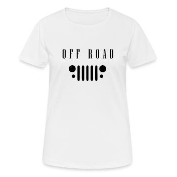OFF Road - Women's Breathable T-Shirt - white - Front - AI Model Female 172 dark (172cm)