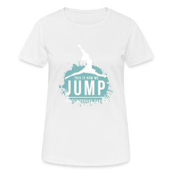 Dancing Contemporary Dance Dance Ausdurckstanz - Women's Breathable T-Shirt - white - Front - AI Model Female 172 dark (172cm)