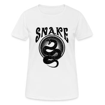 Serpent Serpent - T-shirt respirant Femme - blanc - Devant - AI Model Female 172 dark (172cm)