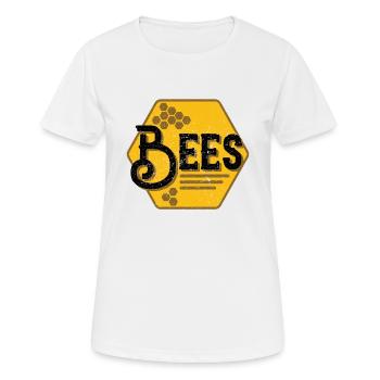 Bees bees - Women's Breathable T-Shirt - white - Front - AI Model Female 172 dark (172cm)