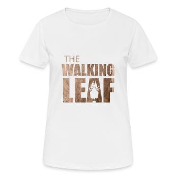 The Walking Leaf - Frauen T-Shirt atmungsaktiv - Weiß - Vorne - AI Model Female 172 dark (172cm)