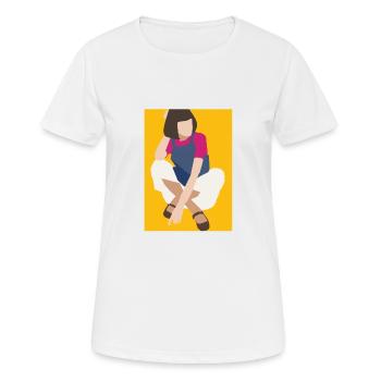 High Fashion Comic Girl - Women's Breathable T-Shirt - white - Front - AI Model Female 172 dark (172cm)