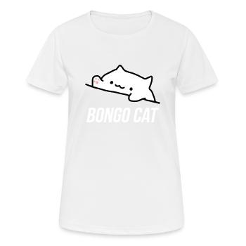 Bongo Cat memes - Women's Breathable T-Shirt - white - Front - AI Model Female 172 dark (172cm)