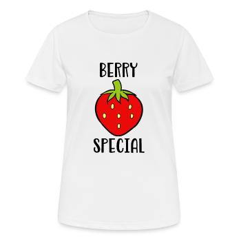 Berry Special - Women's Breathable T-Shirt - white - Front - AI Model Female 172 dark (172cm)