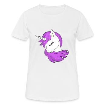 Licorne - Licorne - Licorne - T-shirt respirant Femme - blanc - Devant - AI Model Female 172 dark (172cm)