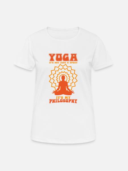 Yoga Shirt - T-shirt respirant Femme - blanc