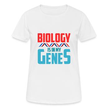 Biologie Forscher Doktor Geschenk Biologe - Frauen T-Shirt atmungsaktiv - Weiß - Vorne - AI Model Female 172 dark (172cm)