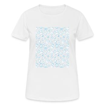 Drôle d’anniversaire insolent cadeau homme & femme - T-shirt respirant Femme - blanc - Devant - AI Model Female 172 dark (172cm)