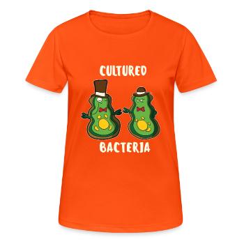 Cultured Bacteria Funny Bacteria Doctor Gift - Women's Breathable T-Shirt - neon orange - Front - AI Model Female 172 dark (172cm)