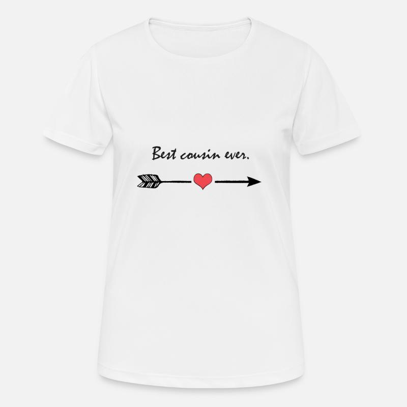 cousin - Women's Breathable T-Shirt - white