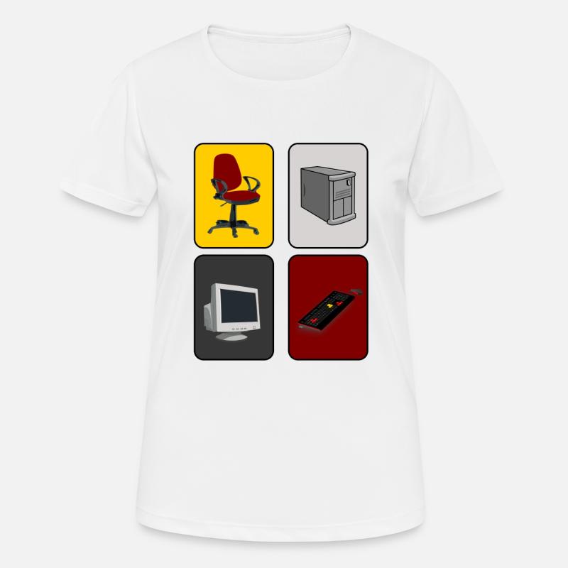 PC gamers - Women's Breathable T-Shirt - white