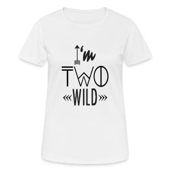 Je suis deux sauvage - T-shirt respirant Femme - blanc - Devant - AI Model Female 172 dark (172cm)