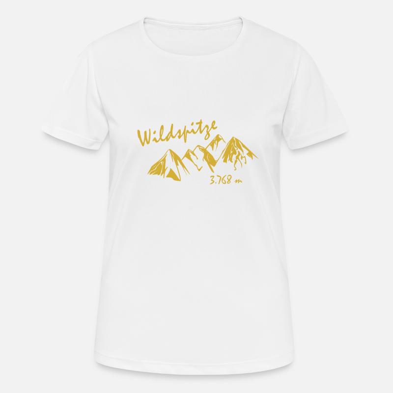 Wildspitze - Women's Breathable T-Shirt - white