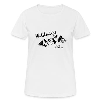 Pointe sauvage - T-shirt respirant Femme - blanc - Devant - AI Model Female 172 dark (172cm)