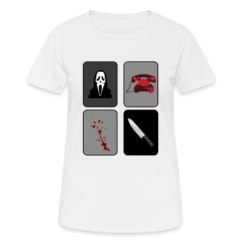 cri - T-shirt respirant Femme - blanc - Devant - AI Model Female 172 dark (172cm)
