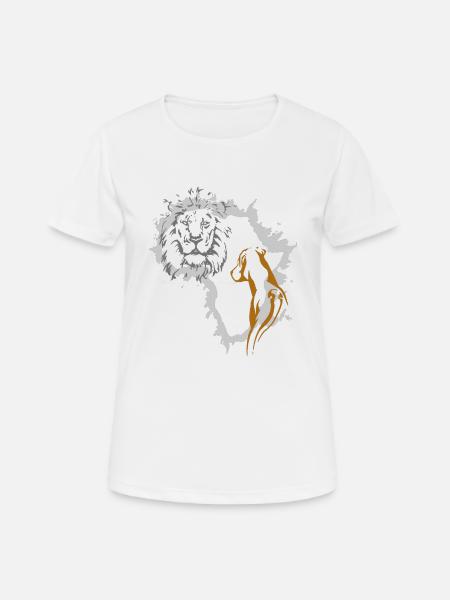 Rhodesian Ridgeback Lion Africa Lover RR - Women's Breathable T-Shirt - white