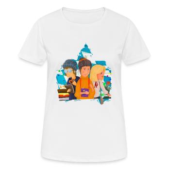 Student Bavaria University Campus Gift - Women's Breathable T-Shirt - white - Front - AI Model Female 172 dark (172cm)