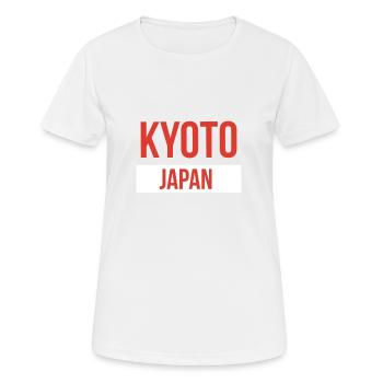 Kyoto Japan Kioto Nippon Gift Idea - Women's Breathable T-Shirt - white - Front - AI Model Female 172 dark (172cm)