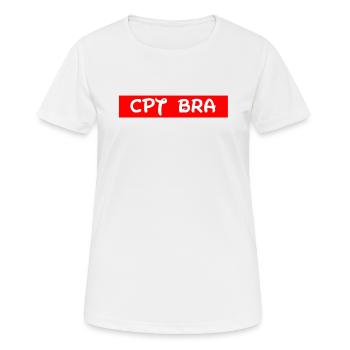 Capitaine Bra / Capitaine Bra - T-shirt respirant Femme - blanc - Devant - AI Model Female 172 dark (172cm)