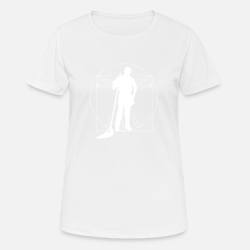 Cleaner - funny tshirt - Women's Breathable T-Shirt - white