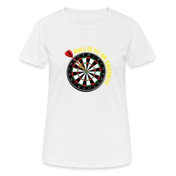 Fléchettes Bullseye Fléchettes Fléchettes club - T-shirt respirant Femme - blanc - Devant - AI Model Female 172 dark (172cm)