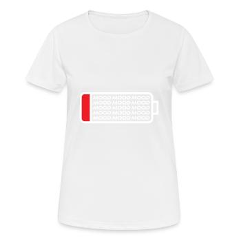 Mood - Women's Breathable T-Shirt - white - Front - AI Model Female 172 dark (172cm)