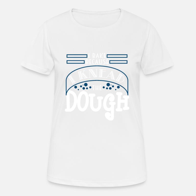 I bake - Women's Breathable T-Shirt - white