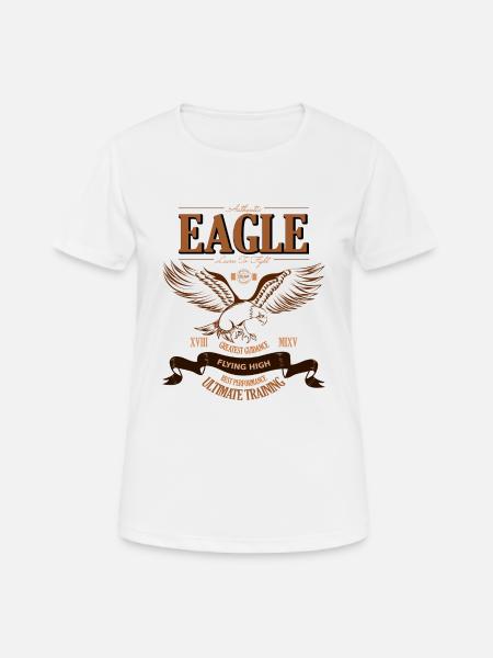 American Eagle The Legend Mojo Design Tee - Dame T-shirt svedtransporterende - hvid