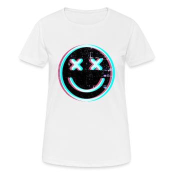 Focus Face - Frauen T-Shirt atmungsaktiv - Weiß - Vorne - AI Model Female 172 dark (172cm)