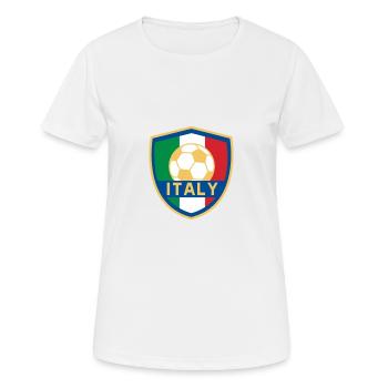 Football italien - T-shirt respirant Femme - blanc - Devant - AI Model Female 172 dark (172cm)