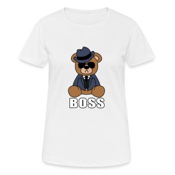 porter - T-shirt respirant Femme - blanc - Devant - AI Model Female 172 dark (172cm)