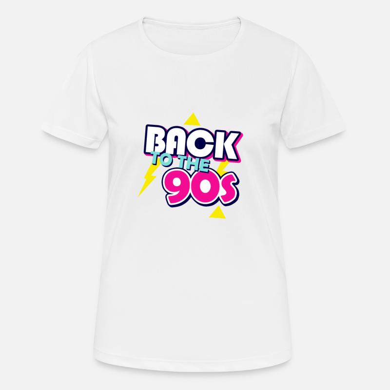 90 - Women's Breathable T-Shirt - white