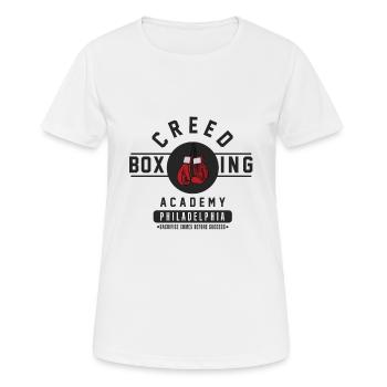 boxing - Women's Breathable T-Shirt - white - Front - AI Model Female 172 dark (172cm)