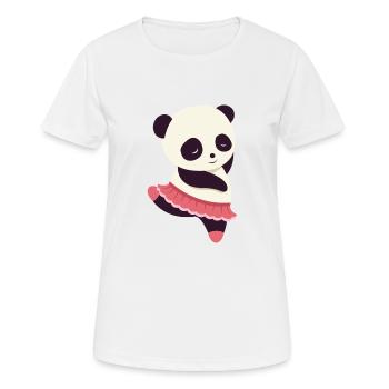Ballett Tanzen Balletttänzerin Ballerina - Frauen T-Shirt atmungsaktiv - Weiß - Vorne - AI Model Female 172 dark (172cm)