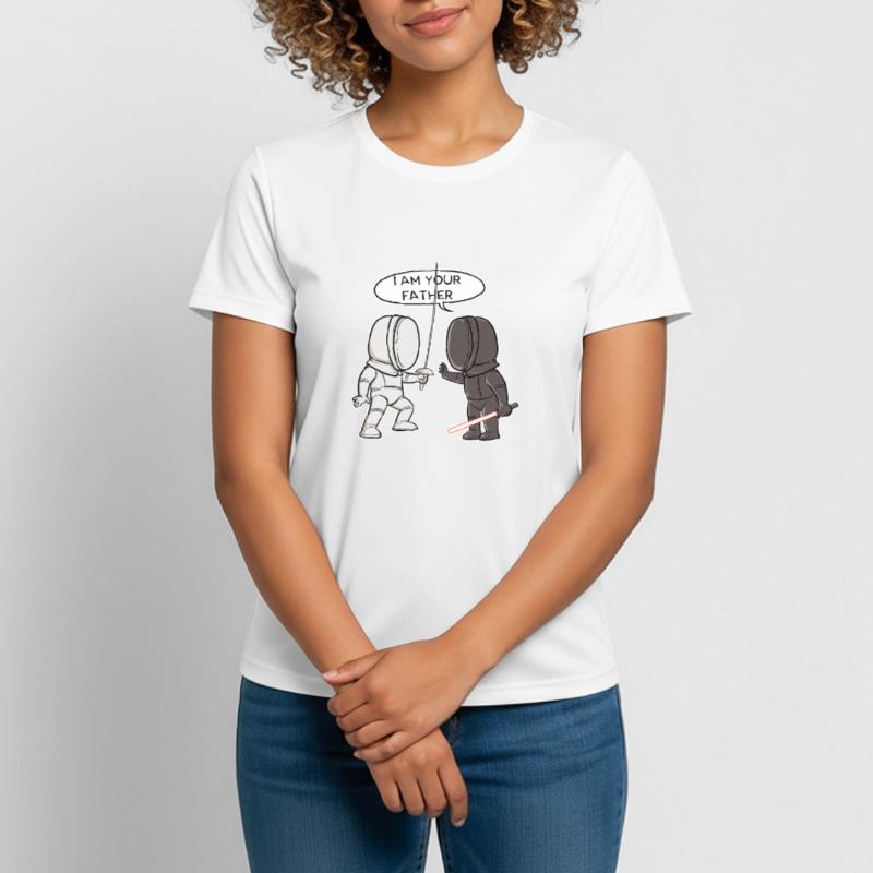 Escrime escrime épée épée épée épée sabre T-shirt respirant Femme