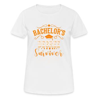 Degree, Bachelor - Women's Breathable T-Shirt - white - Front - AI Model Female 172 dark (172cm)
