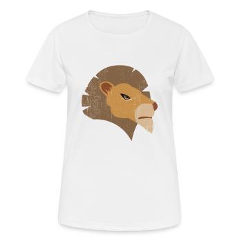 Jungle Animal V4 - Frauen T-Shirt atmungsaktiv - Weiß - Vorne - AI Model Female 172 dark (172cm)