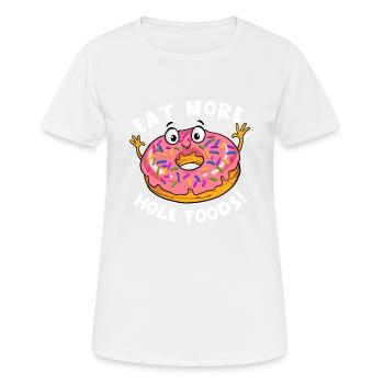 donut - Women's Breathable T-Shirt - white - Front - AI Model Female 172 dark (172cm)
