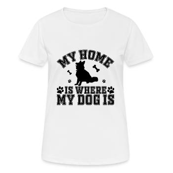 Super cute dogs design - Women's Breathable T-Shirt - white - Front - AI Model Female 172 dark (172cm)