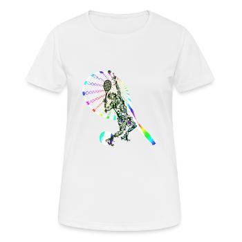 Tennis player - Women's Breathable T-Shirt - white - Front - AI Model Female 172 dark (172cm)