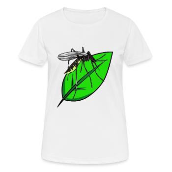 Insekten Mücke Blutsauger Mücken Sommer - Frauen T-Shirt atmungsaktiv - Weiß - Vorne - AI Model Female 172 dark (172cm)