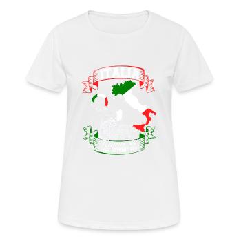 Roma Italia T-shirt, Roma is my favorite city shirt - Women's Breathable T-Shirt - white - Front - AI Model Female 172 dark (172cm)