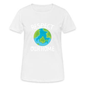 Climate Protection Fridays For Future Demo Climate Gift - Women's Breathable T-Shirt - white - Front - AI Model Female 172 dark (172cm)