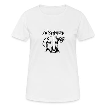 AUCUNE DIFFERENCE - T-shirt respirant Femme - blanc - Devant - AI Model Female 172 dark (172cm)
