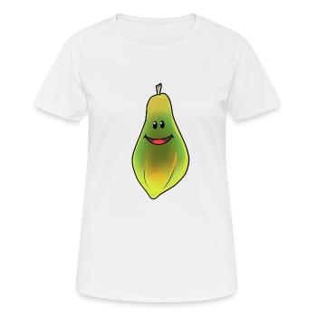 Papaye fruits fruits fruit du sud en bonne santé Vitamines - T-shirt respirant Femme - blanc - Devant - AI Model Female 172 dark (172cm)